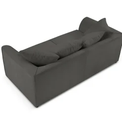 Canapé Quince 3 Places gris foncé - 182x92x80 cm-Mazzini Sofas Best