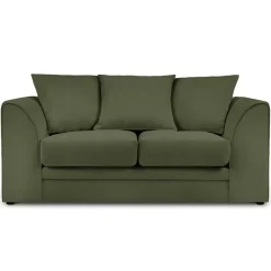 Canapé Quince Velours côtelé 2 Places vert - 150x92x80 cm-Mazzini Sofas Sale