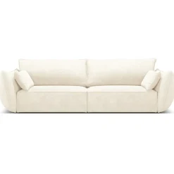 Canapé Vanda 3 Places beige clair - 208x100x85 cm-Mazzini Sofas Hot