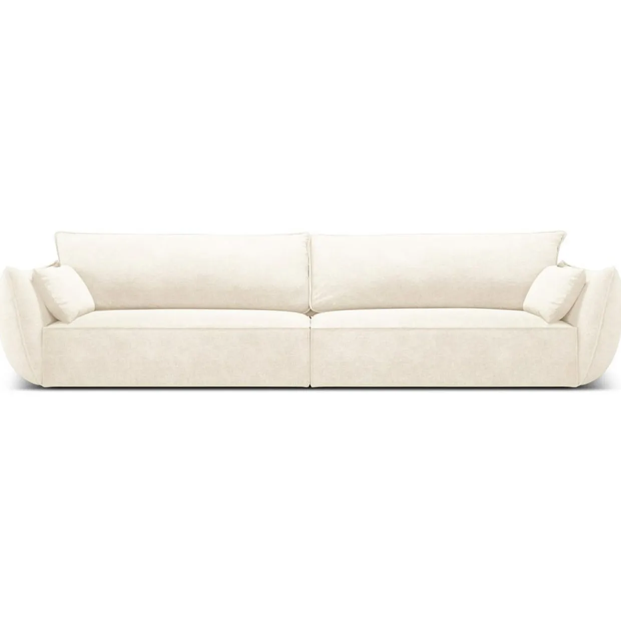 Canapé Vanda 4 Places beige clair - 248x100x85 cm-Mazzini Sofas