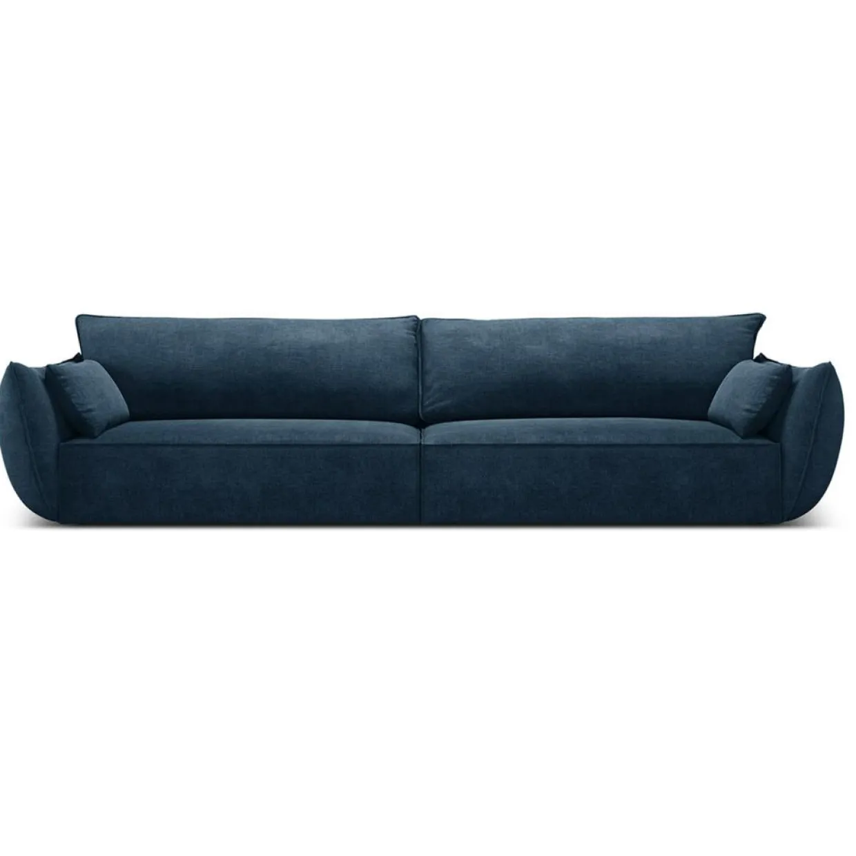 Mazzini Sofas Canapés^Canapé Vanda 4 Places bleu roi - 248x100x85 cm
