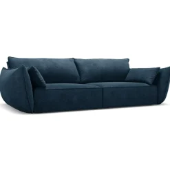 Mazzini Sofas Canapés^Canapé Vanda 3 Places bleu roi - 208x100x85 cm
