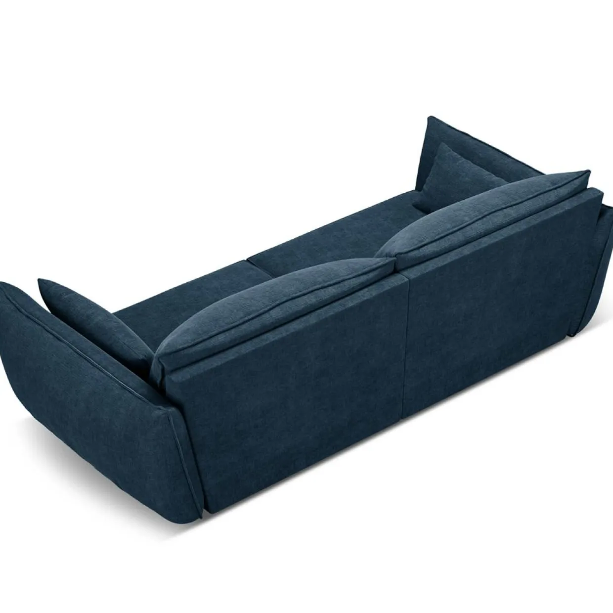 Mazzini Sofas Canapés^Canapé Vanda 3 Places bleu roi - 208x100x85 cm