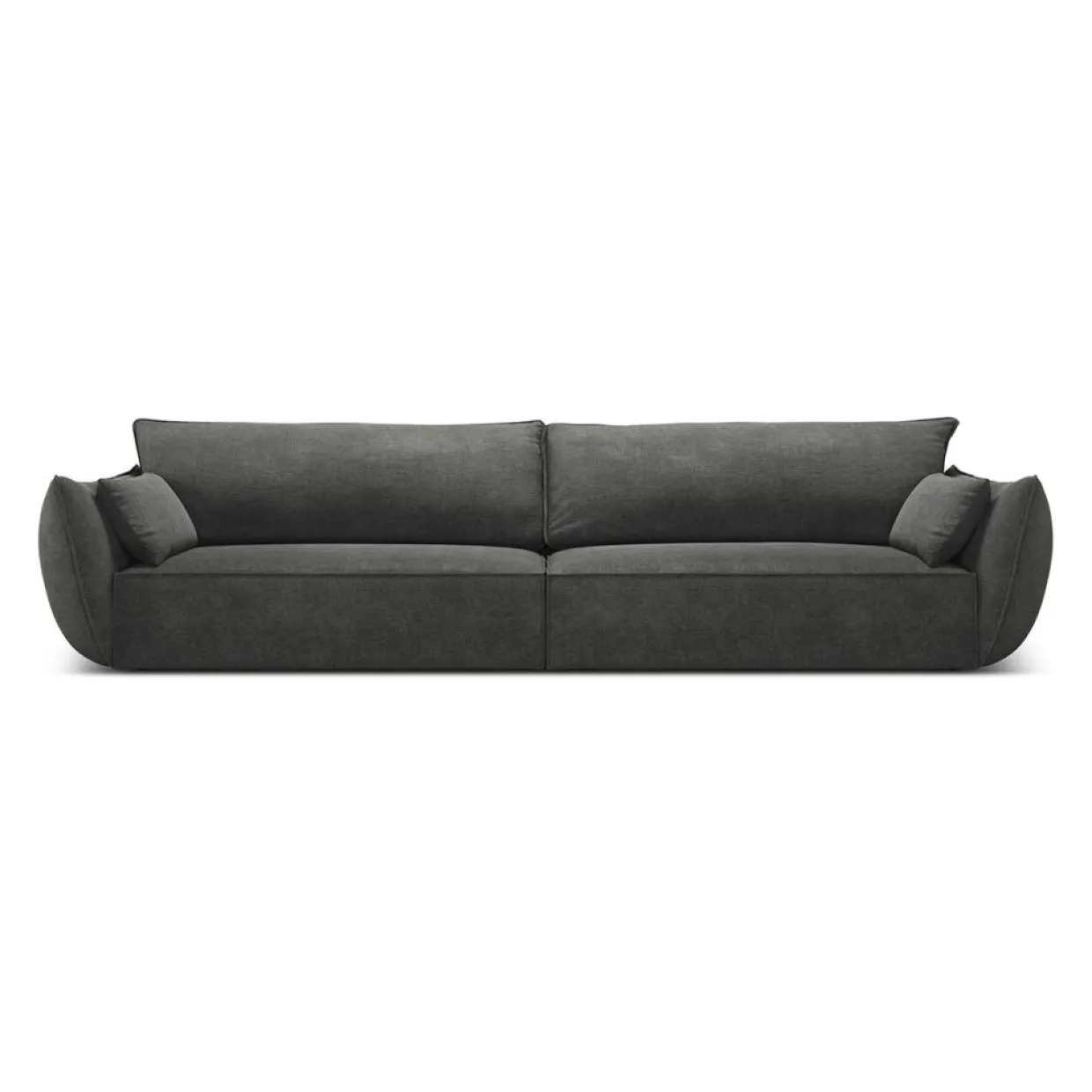 Canapé Vanda 4 Places gris foncé - 248x100x85 cm-Mazzini Sofas Hot