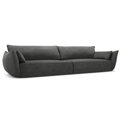 Canapé Vanda 4 Places gris foncé - 248x100x85 cm-Mazzini Sofas Hot