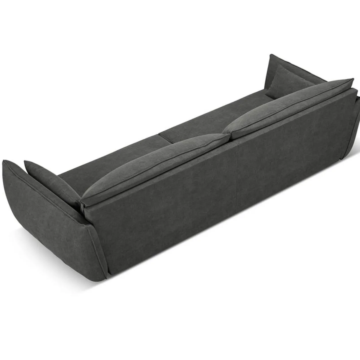 Canapé Vanda 4 Places gris foncé - 248x100x85 cm-Mazzini Sofas Hot