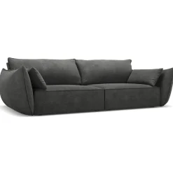 Mazzini Sofas Canapés^Canapé Vanda 3 Places gris - 208x100x85 cm