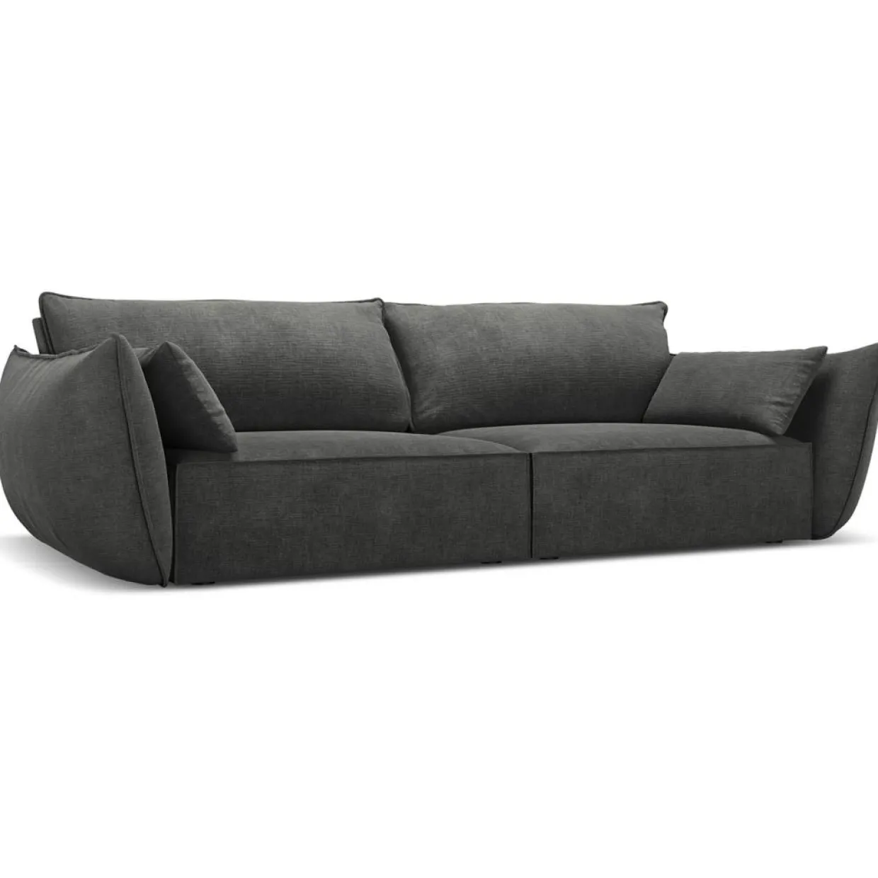 Mazzini Sofas Canapés^Canapé Vanda 3 Places gris - 208x100x85 cm