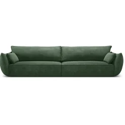 Canapé Vanda 4 Places vert bouteille - 248x100x85 cm-Mazzini Sofas Online