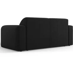 Mazzini Sofas Canapés^Canapé Velours Jasmin 2 Places noir - 170x95x72 cm