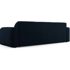 Mazzini Sofas Canapés^Canapé Velours Jasmin 3 Places bleu roi - 235x95x72 cm