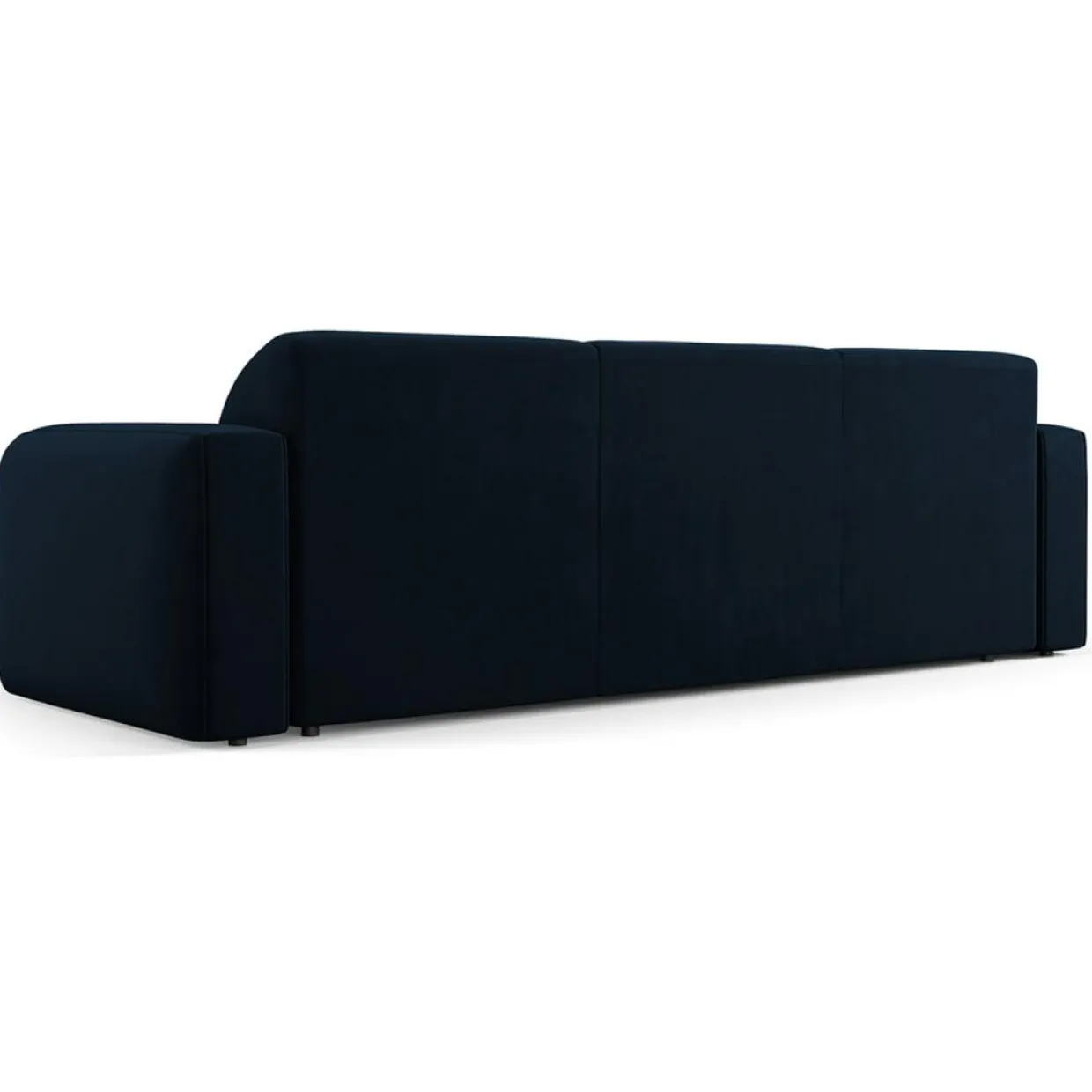 Mazzini Sofas Canapés^Canapé Velours Jasmin 3 Places bleu roi - 235x95x72 cm