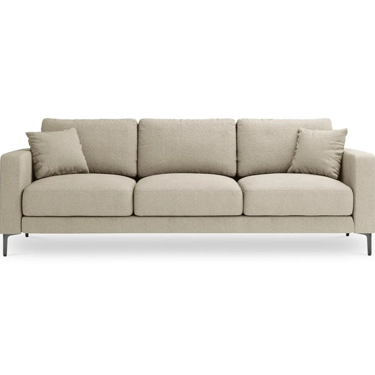 Mazzini Sofas Canapés^Canapé Venus 3 Places beige - 220x92x90 cm