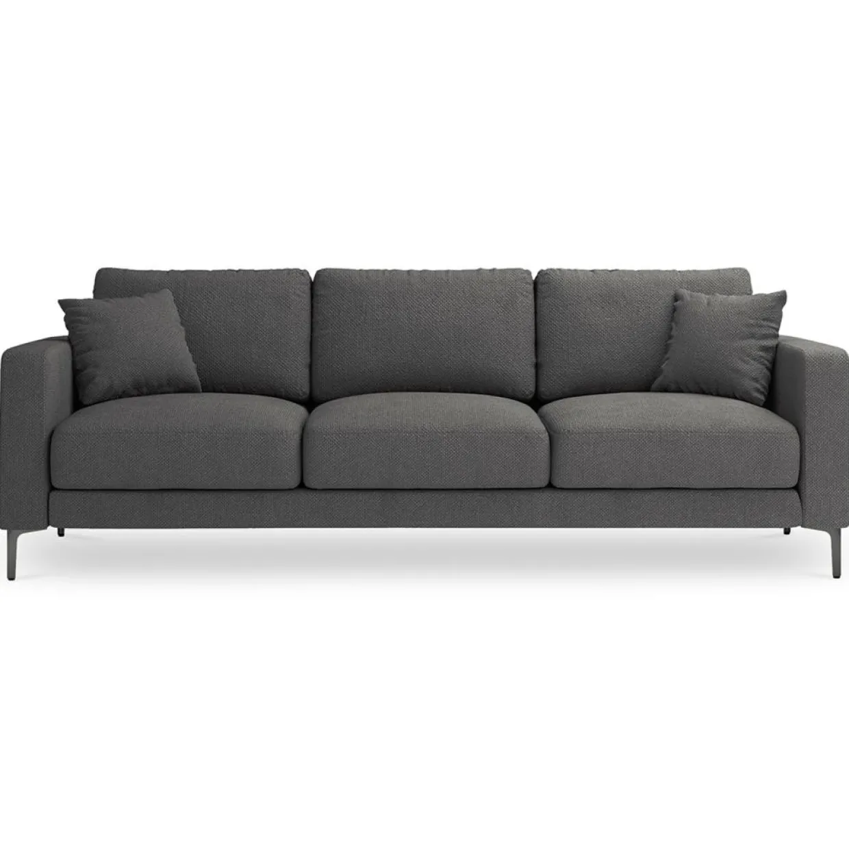 Canapé Venus 3 Places gris foncé - 220x92x90 cm-Mazzini Sofas New