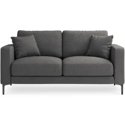 Mazzini Sofas Canapés^Canapé Venus 2 Places gris foncé - 158x92x90 cm