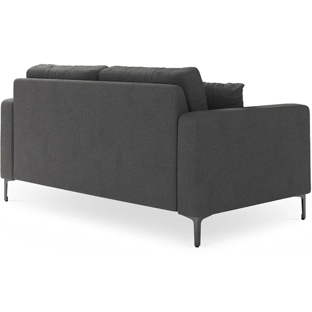 Mazzini Sofas Canapés^Canapé Venus 2 Places gris foncé - 158x92x90 cm