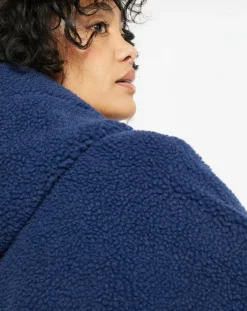 Femme Lou Andrea Vestes, Blousons^Cape en Fausse Fourrure Td02 Mont indigo