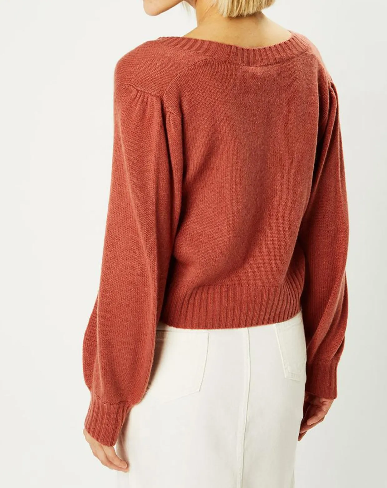 Cardigan 100% Cachemire Dimitri col V vieux rose-Galeries Lafayette Online