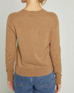 Femme MAX&MOI Gilets Et Cardigans^Cardigan 100% Cachemire Sonia beige chiné