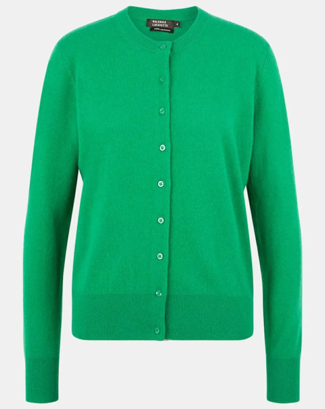 Cardigan 100% Cachemire Zacao vert emeraude-Galeries Lafayette Clearance