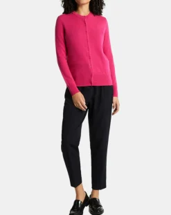 Femme Galeries Lafayette Gilets Et Cardigans^Cardigan 100% Cachemire Zacao col rond rose