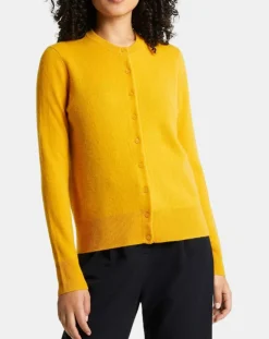 Cardigan 100% Cachemire Zacao jaune-Galeries Lafayette Sale