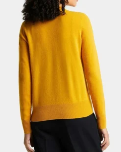 Cardigan 100% Cachemire Zacao jaune-Galeries Lafayette Sale