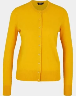 Cardigan 100% Cachemire Zacao jaune-Galeries Lafayette Sale