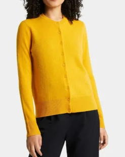 Cardigan 100% Cachemire Zacao jaune-Galeries Lafayette Sale