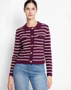 Femme Assuili Gilets Et Cardigans^Cardigan Audrey bordeaux