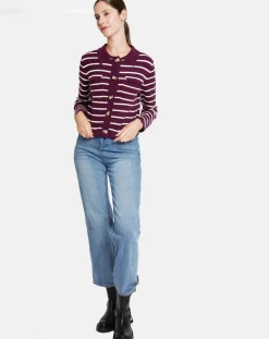 Femme Assuili Gilets Et Cardigans^Cardigan Audrey bordeaux