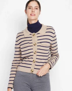 Femme Assuili Gilets Et Cardigans^Cardigan Audrey nougat