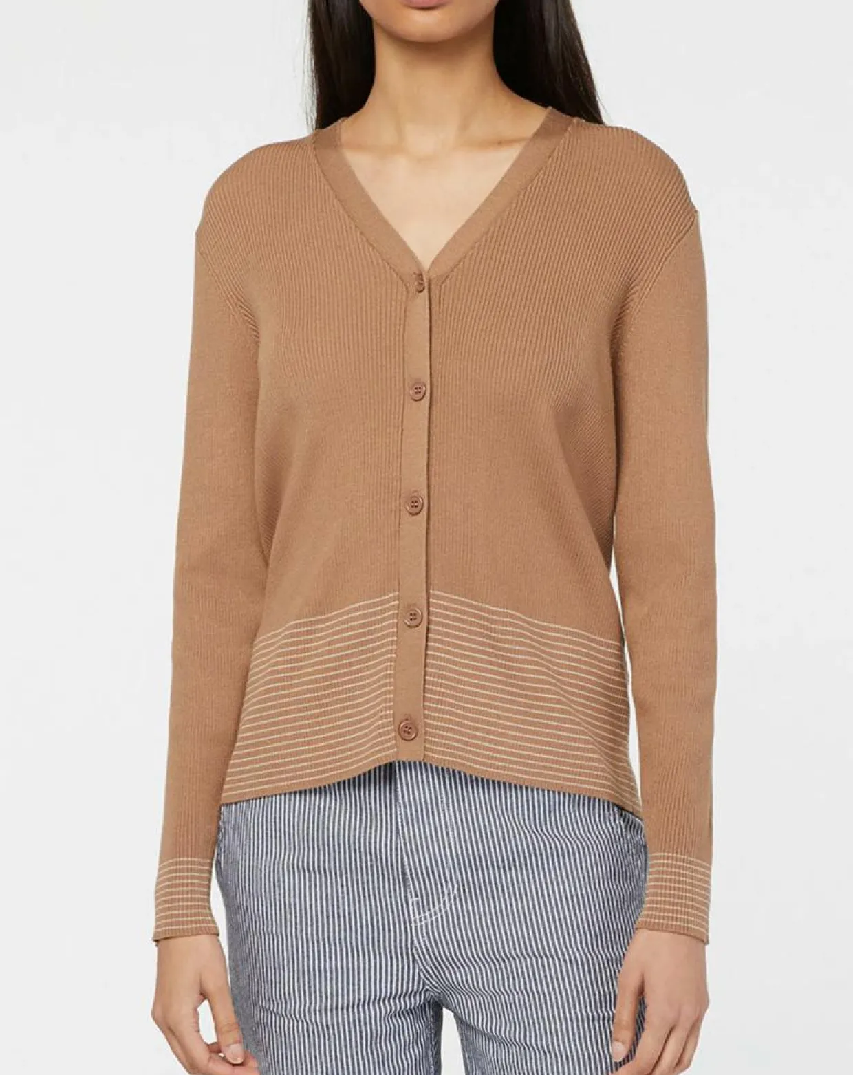 Femme Jodhpur Gilets Et Cardigans^Cardigan Bela beige foncé