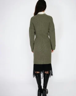 Femme C & JO Cachemire Gilets Et Cardigans^Cardigan en Cachemire mélangé Béatrice kaki