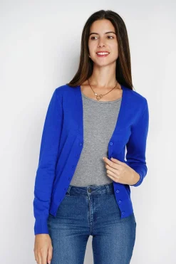 Femme Assuili Gilets Et Cardigans^Cardigan en Cachemire mélangé col V royal