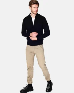 Cardigan en Cachemire mélangé Corentin noir-C&Jo Sale