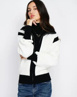 Cardigan en Cachemire mélangé Claudia naturel-Assuili Online
