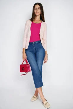 Femme Assuili Gilets Et Cardigans^Cardigan en Cachemire mélangé col V rose