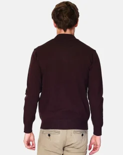 Cardigan en Cachemire mélangé Corentin café-C&Jo Sale
