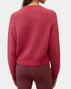 Cardigan en Laine & Alpaga mélangés framboise-Marc O'Polo Sale