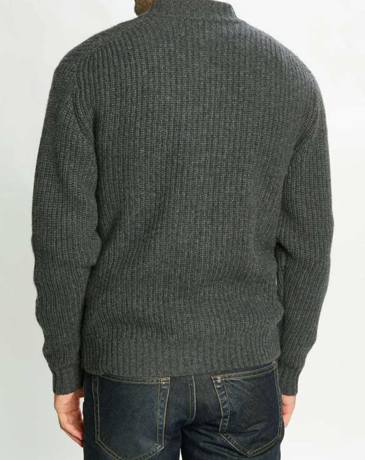 Homme Galeries Lafayette Gilets Et Cardigans^Cardigan en Laine & Cachemire Potecard Gulet Boxy gris foncé