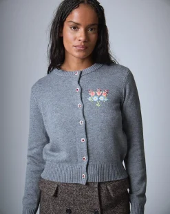 Femme Manoush Gilets Et Cardigans^Cardigan en Laine mélangée Bcbg gris