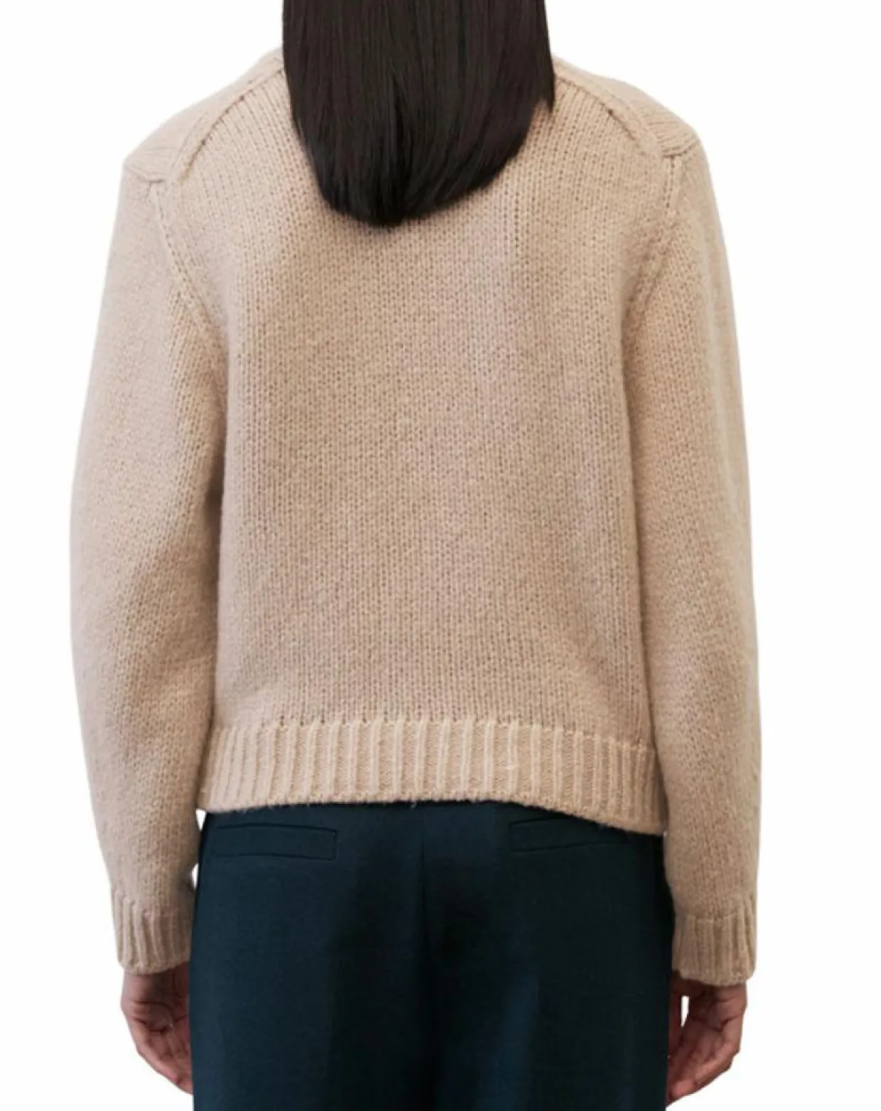 Cardigan en Laine mélangée beige-Marc O'Polo Hot