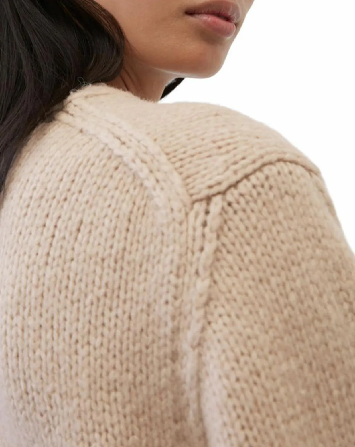 Cardigan en Laine mélangée beige-Marc O'Polo Hot