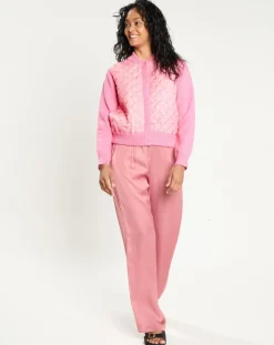 Cardigan en Laine mélangée Nuage rose-Manoush Sale