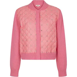 Cardigan en Laine mélangée Nuage rose-Manoush Sale