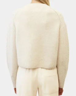 Cardigan en Laine mélangée à torsades écru-Marc O'Polo Discount