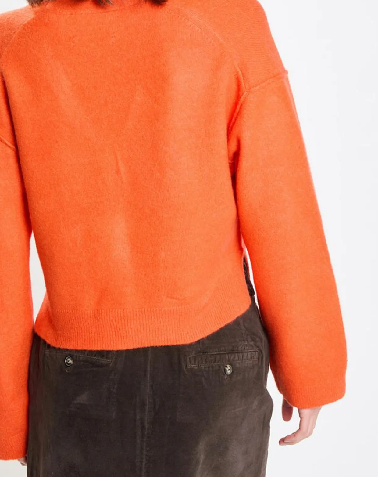 Cardigan en Laine mélangée orange-Marc O'Polo New