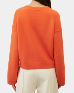 Cardigan en Laine mélangée orange-Marc O'Polo New