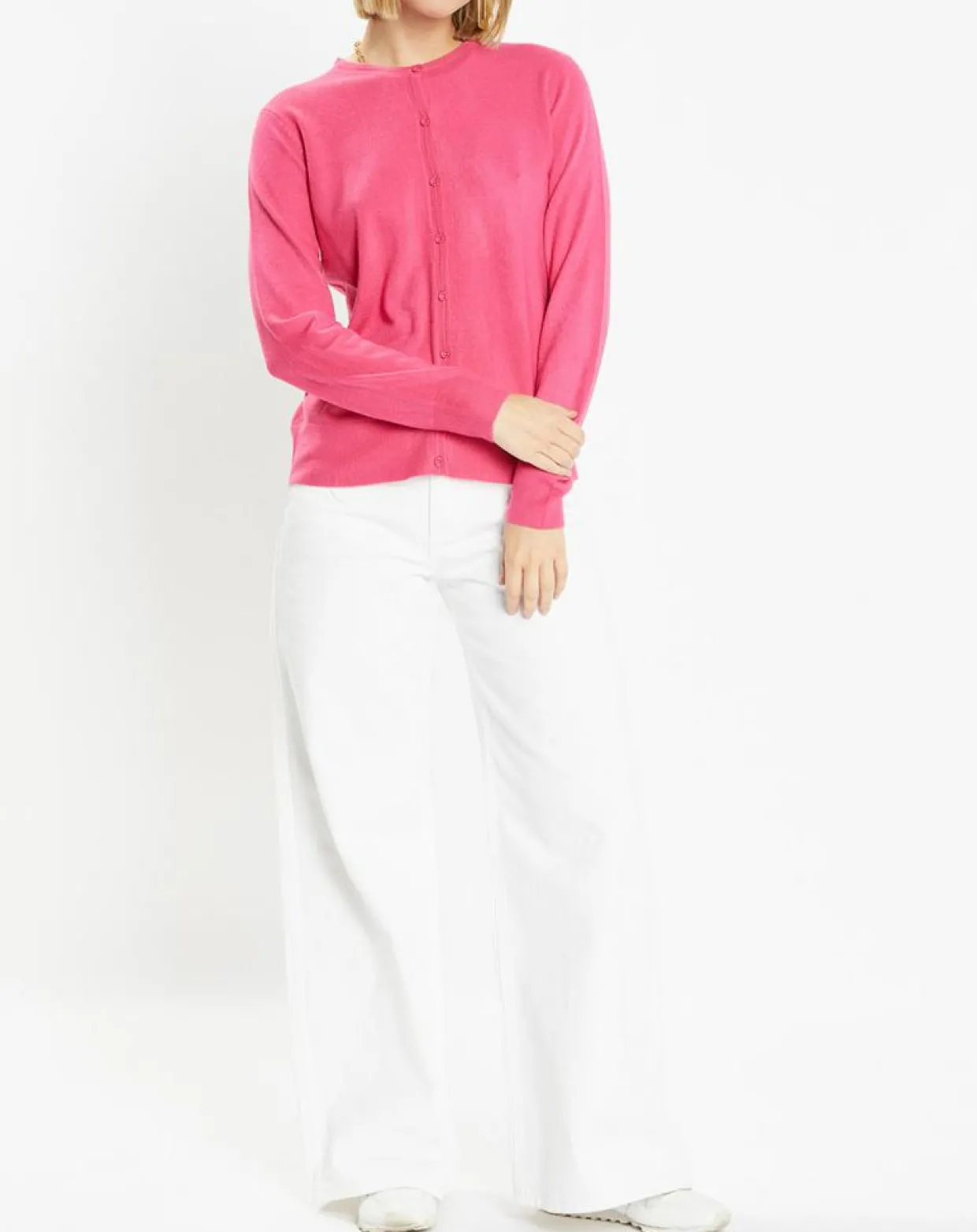 Femme Galeries Lafayette Gilets Et Cardigans^Cardigan en Maille fine Fanny rose